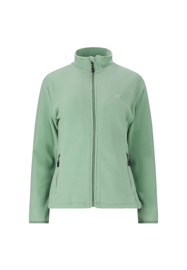 Damska bluza dresowa Whistler Cocoon. Kolor: szary, fioletowy, wielokolorowy, zielony. Materiał: dresówka. Sport: turystyka piesza