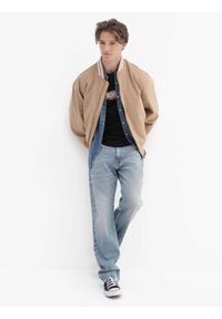 Guess Jeans Kurtka przejściowa 180532 Beżowy Classic Fit. Kolor: beżowy #1