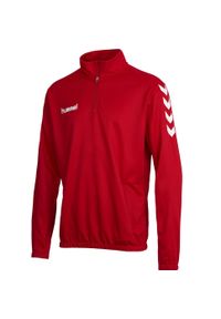 Bluza sportowa dla dorosłych Hummel Core 1/2 Zip Sweat. Kolor: czerwony. Sport: fitness