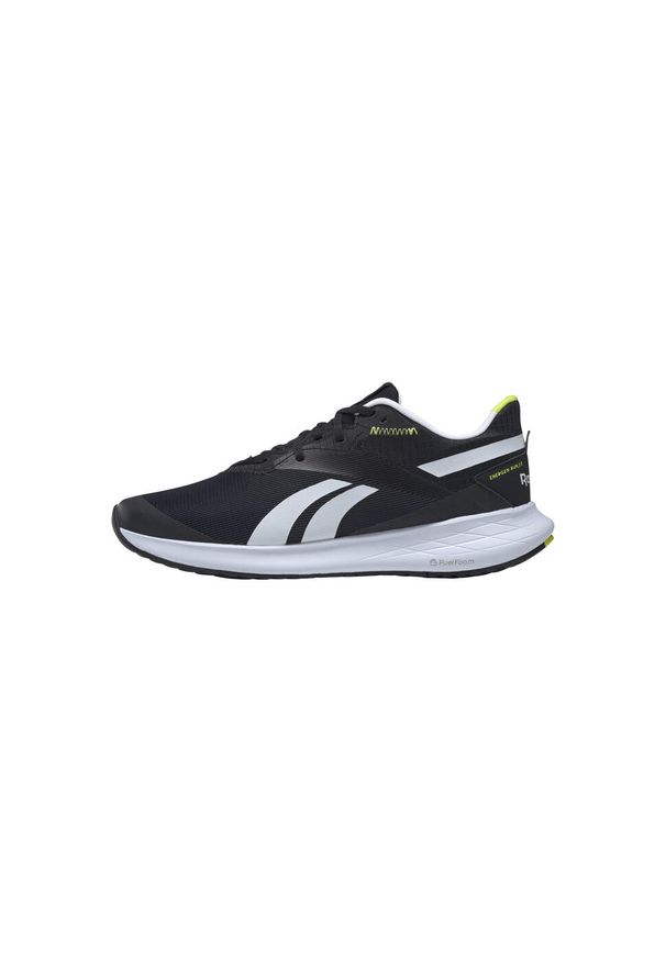 Buty do biegania męskie Reebok Energen Run 2. Zapięcie: sznurówki. Kolor: czarny, biały, żółty, wielokolorowy. Materiał: materiał. Szerokość cholewki: normalna. Sport: bieganie