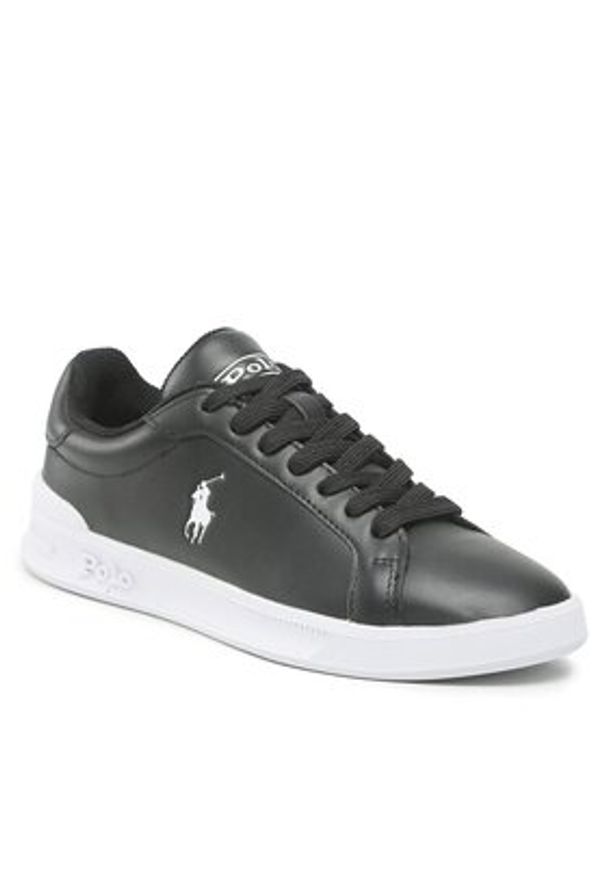 Polo Ralph Lauren Sneakersy Hrt Ct II 809845109009 Czarny. Kolor: czarny. Materiał: skóra