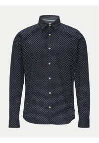 s.Oliver Koszula 2149815 Granatowy Slim Fit. Kolor: niebieski. Materiał: bawełna #7