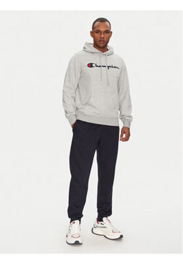 Champion Bluza 220726 Szary Slim Fit. Kolor: szary. Materiał: syntetyk