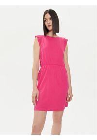 Vero Moda Sukienka letnia Emily 10305216 Różowy Regular Fit. Kolor: różowy. Materiał: bawełna. Sezon: lato