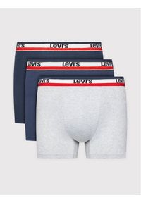 Levi's® Komplet 3 par bokserek 100002870 Kolorowy. Materiał: bawełna. Wzór: kolorowy