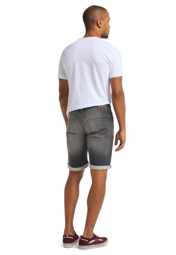 Mustang - MUSTANG CHICAGO SHORT DENIM BLACK 1007755 4000 313. Materiał: denim