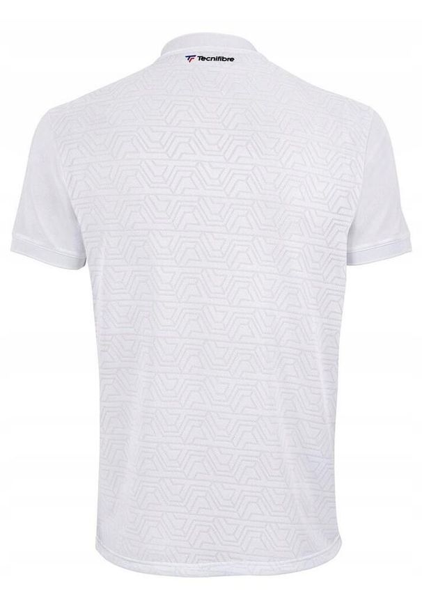 TECNIFIBRE - Koszulka polo tenisowa dziecięca Tecnifibre Team. Typ kołnierza: polo. Kolor: biały. Sport: tenis
