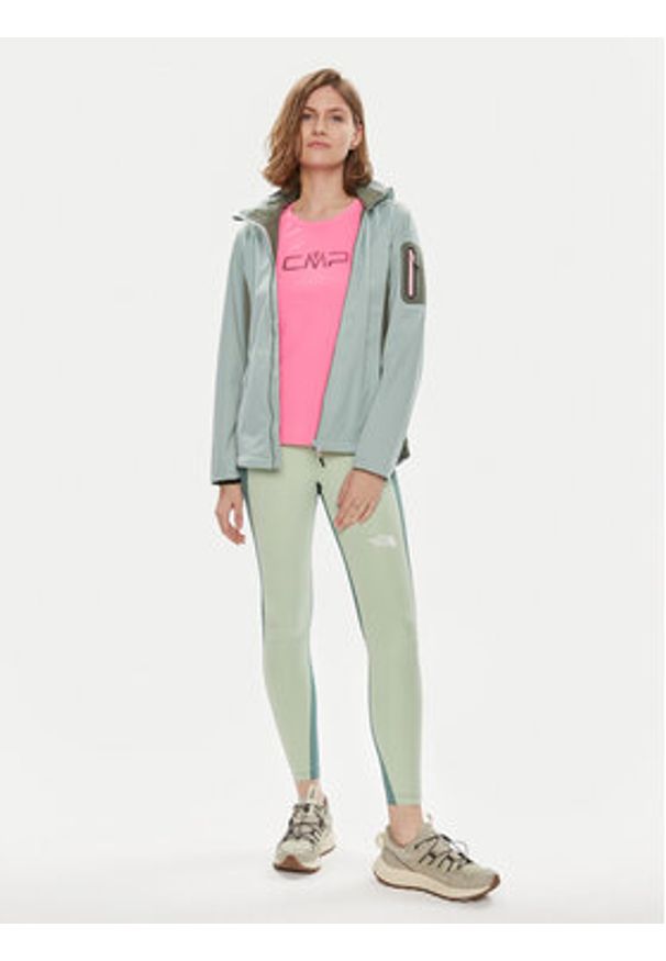 CMP Kurtka przeciwdeszczowa 39A5016 Zielony Regular Fit. Kolor: zielony. Materiał: syntetyk