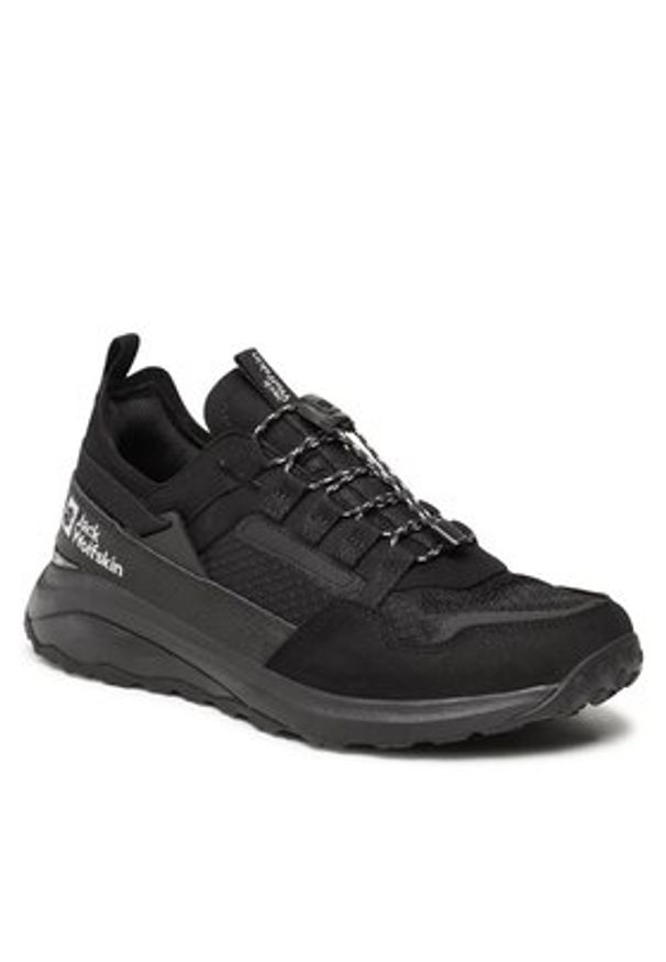 Jack Wolfskin Sneakersy Dromoventure Athletic Low M 4057011 Czarny. Kolor: czarny. Materiał: materiał