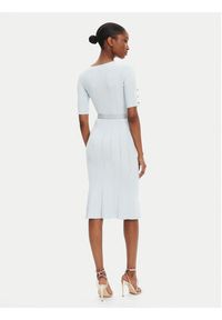 Marciano Guess Sukienka dzianinowa 5RGK07 5810Z Niebieski Regular Fit. Kolor: niebieski. Materiał: wiskoza