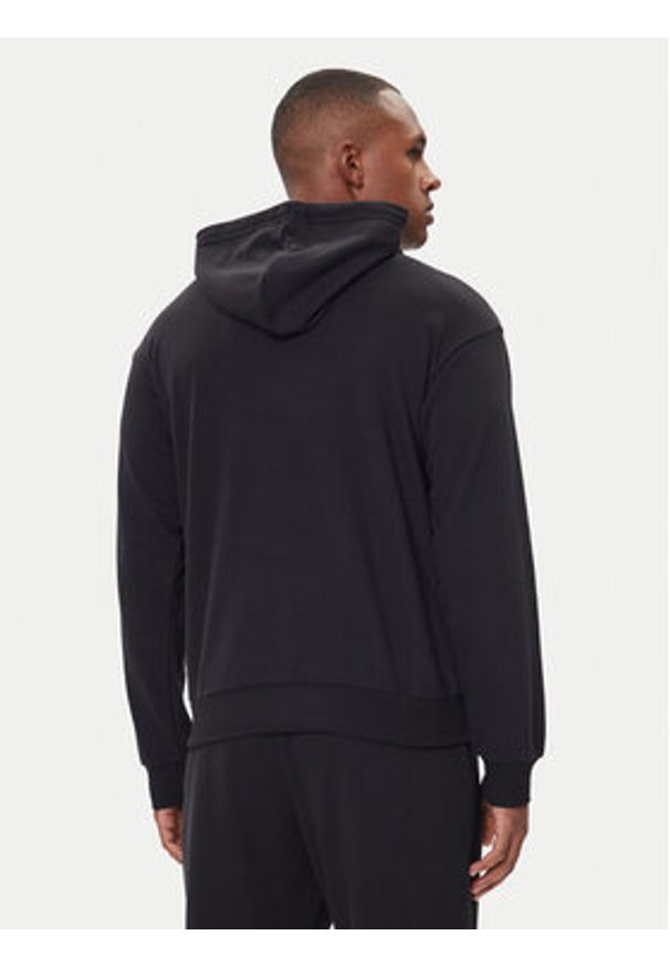 TOMMY HILFIGER - Tommy Hilfiger Bluza UM0UM03665 Czarny Regular Fit. Kolor: czarny. Materiał: syntetyk, bawełna