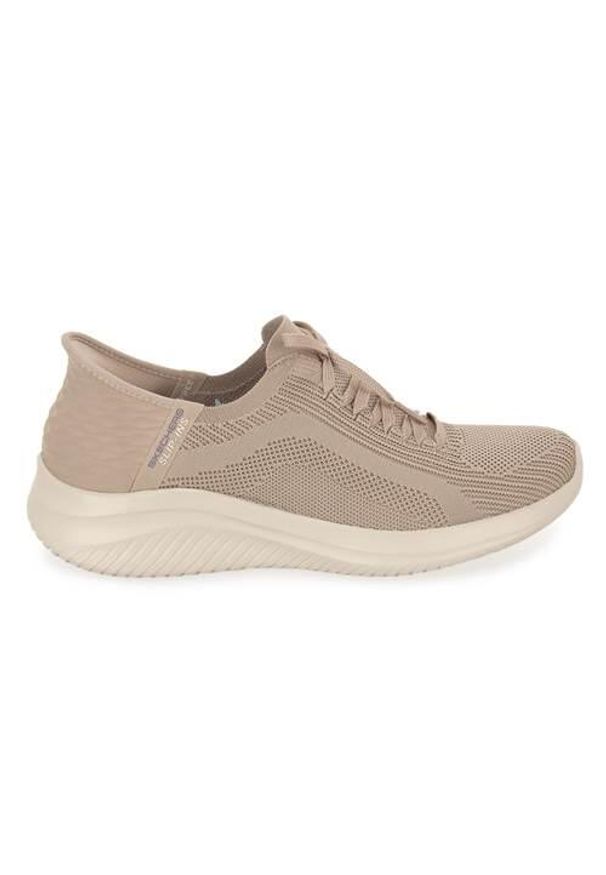 skechers - Buty do chodzenia damskie Skechers Tpe Ultra Flex. Okazja: na co dzień. Zapięcie: sznurówki. Kolor: brązowy. Materiał: syntetyk, tkanina, materiał. Szerokość cholewki: normalna. Sport: turystyka piesza
