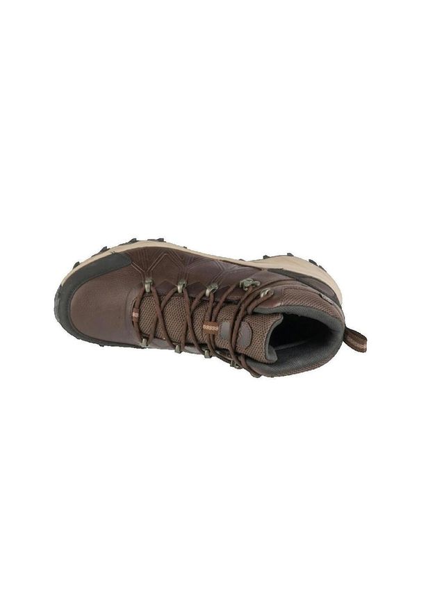 columbia - Buty turystyczne męskie Columbia Peakfreak II Mid Outdry Leather. Kolor: brązowy. Materiał: skóra. Sport: turystyka piesza