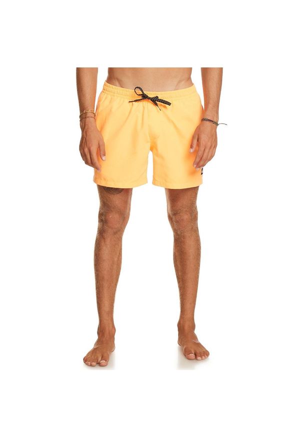 Quiksilver - Szorty kąpielowe dla Mężczyzn EVERYDAY 15" Pomarańczowy. Kolor: pomarańczowy. Materiał: poliester, tkanina. Styl: sportowy