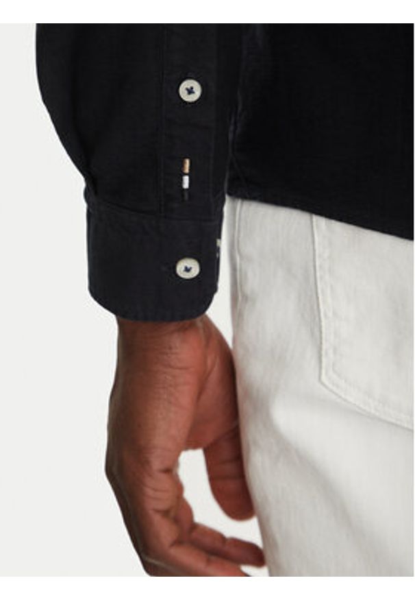 BOSS Koszula H-Roan-Bd-E-C1-243 50521996 Granatowy Slim Fit. Kolor: niebieski. Materiał: bawełna