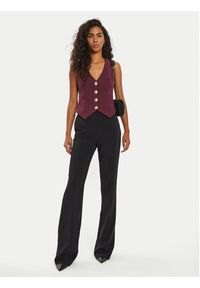 Marciano Guess Kamizelka garniturowa Celia 4BGN04 7046A Bordowy Regular Fit. Kolor: czerwony. Materiał: syntetyk #4