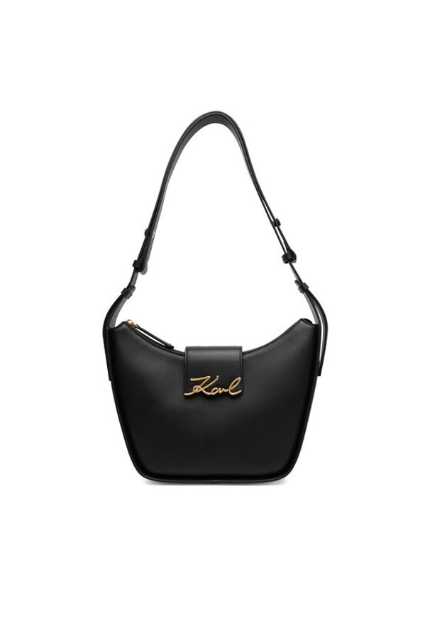 Karl Lagerfeld - KARL LAGERFELD Torebka A3W30046 Czarny. Kolor: czarny. Materiał: skórzane