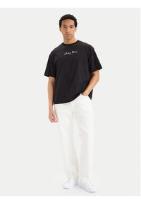 Calvin Klein Jeans T-Shirt SS 16s CK TRVL LV04RG816G Czarny Regular Fit. Kolor: czarny. Materiał: bawełna #4