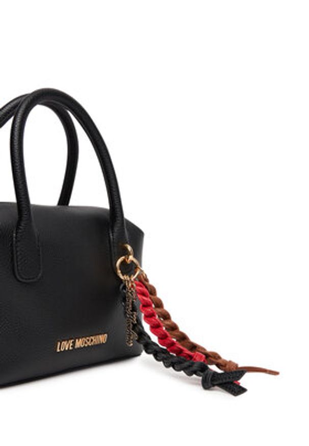 Love Moschino - LOVE MOSCHINO Torebka JC4305PP0MK1100A Czarny. Kolor: czarny. Materiał: skórzane