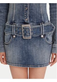 Miss Sixty 6S1DJ48900 Sukienka jeansowa Deep Blue F58. Kolor: niebieski. Materiał: bawełna #3