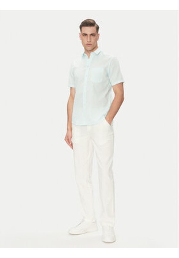 Blend Polo 20718374 Niebieski Regular Fit. Typ kołnierza: polo. Kolor: niebieski. Materiał: bawełna