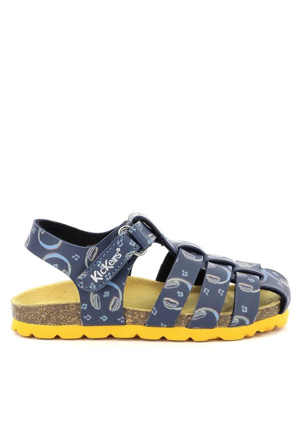 Sandały Kickers. Kolor: niebieski