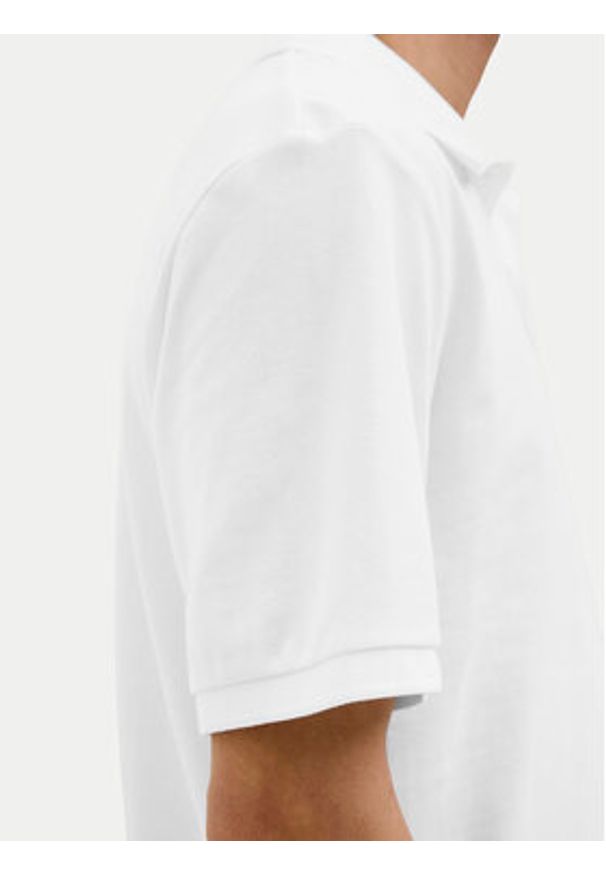 Jack & Jones Polo Kane 12270150 Biały Regular Fit. Typ kołnierza: polo. Kolor: biały. Materiał: syntetyk, bawełna