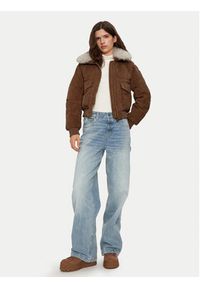 Save The Duck Kurtka bomber D32011W VELY19 Brązowy Regular Fit. Kolor: brązowy. Materiał: syntetyk #4