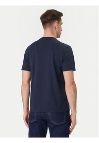 Calvin Klein T-Shirt Micro Logo LV04LC255G Granatowy Regular Fit. Kolor: niebieski. Materiał: bawełna #3