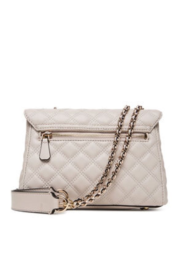 Guess Torebka Giully II HWQG96 73200 Szary. Kolor: szary. Materiał: skórzane