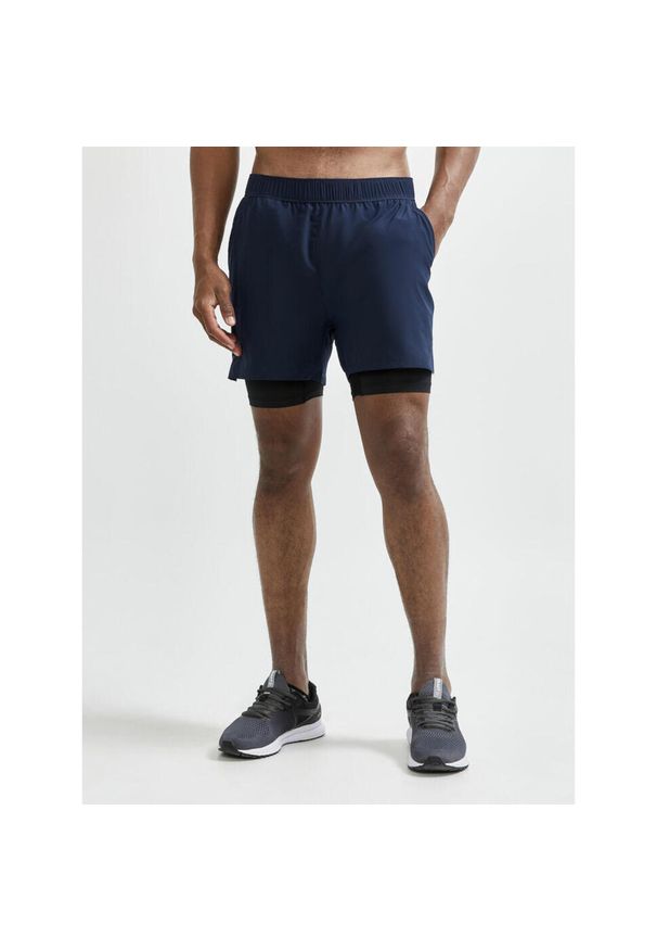 Szorty Craft 2-in-1 adv essence stretch. Kolor: niebieski. Sport: fitness