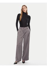 Rinascimento Spodnie palazzo CFC0124993003 Szary Wide Leg. Kolor: szary. Materiał: syntetyk #4