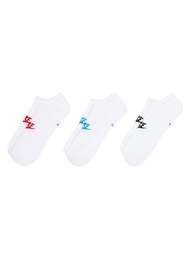 Nike - Męskie Skarpetki Everyday Essential (zestaw 3 Sztuk). Kolor: biały