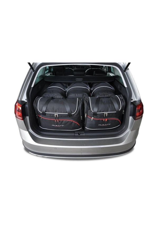 KJUST - Torby Do Bagażnika Vw Golf Variant 2013-2020 5Szt Kjust. Kolor: czarny. Styl: sportowy