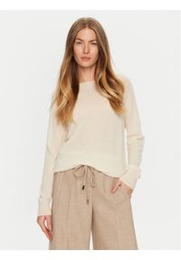 ViCOLO Sweter 22044S Écru Regular Fit. Materiał: wełna, kaszmir