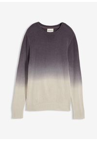 bonprix - Sweter w cieniowanym kolorze. Kolor: szary