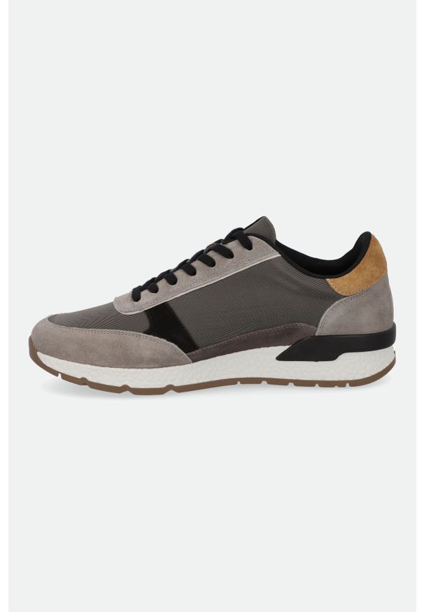 Aeronautica Militare - SNEAKERSY AERONAUTICA MILITARE. Zapięcie: sznurówki. Materiał: materiał, skóra, zamsz. Wzór: aplikacja, moro