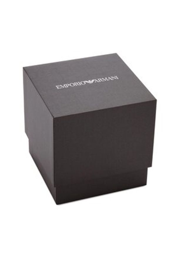 Emporio Armani Zegarek Mia AR11568 Brązowy. Kolor: brązowy. Materiał: skóra