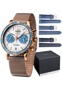 Zegarek damski Vostok Europe VK64-515B527B różowe złoto. Kolor: złoty, wielokolorowy, różowy #1