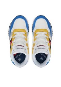 TOMMY HILFIGER - Tommy Hilfiger Sneakersy Flag Low Cut Lace-Up Sneaker T3X9-33375-1695 M Kolorowy. Materiał: materiał. Wzór: kolorowy #4