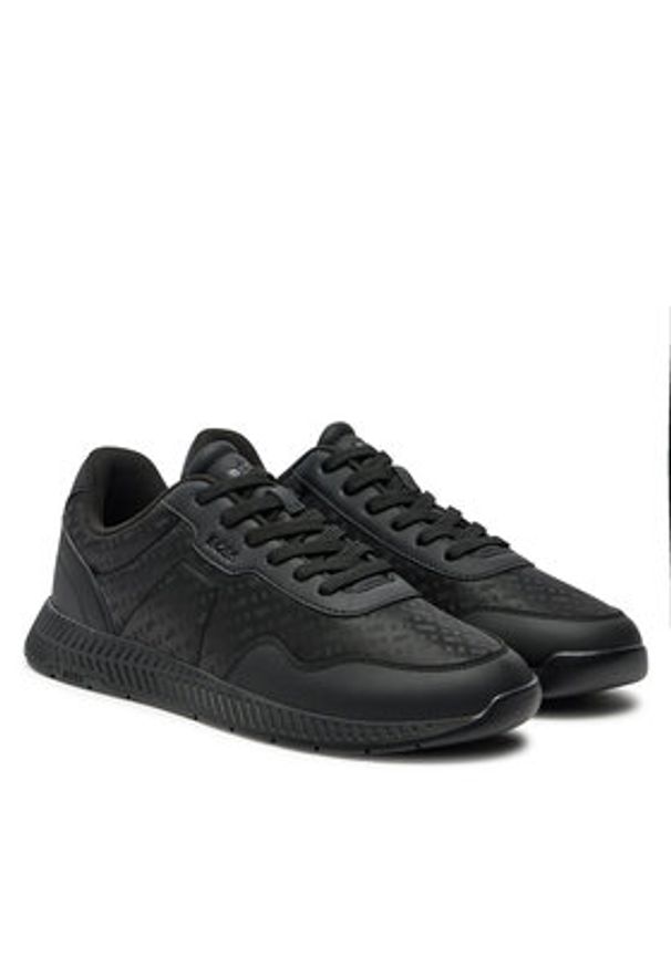 BOSS - Boss Sneakersy Titanium 50537870 10251947 01 Czarny. Kolor: czarny. Materiał: materiał