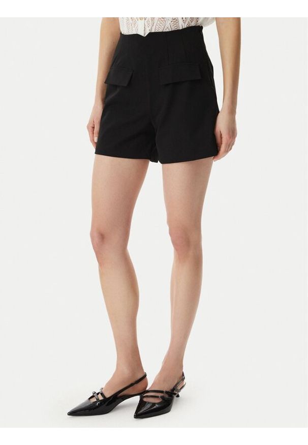 Morgan Szorty materiałowe 261-SHRIS.F Czarny Regular Fit. Kolor: czarny. Materiał: syntetyk