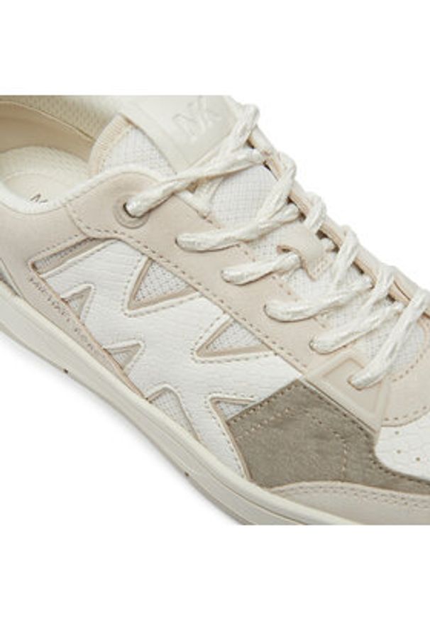 MICHAEL Michael Kors Sneakersy Rebel 43T4RBFS7D Beżowy. Kolor: beżowy. Materiał: skóra, zamsz