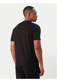 Karl Lagerfeld - KARL LAGERFELD T-Shirt 755049 562235 Czarny Regular Fit. Typ kołnierza: dekolt w karo. Kolor: czarny. Materiał: bawełna #5