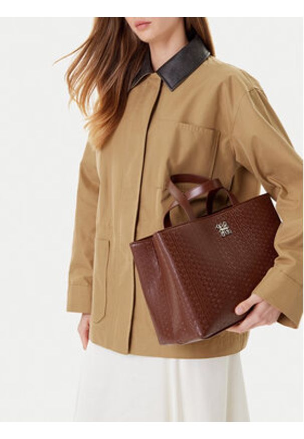 Nine West Torebka CEO-HAMPSHIRE-III-LDA8174 Brązowy. Kolor: brązowy