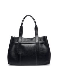 Calvin Klein Torebka Buckle Medium Work Tote LV04F3549G Czarny. Kolor: czarny. Materiał: skórzane #4