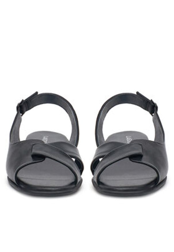 Lasocki Sandały WI23-FLOWER-03 Czarny. Kolor: czarny. Materiał: skóra