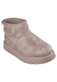 skechers - SKECHERS KEEPSAKES - SNOW BIR Brązowy. Kolor: brązowy. Model: Skechers Sport. Sport: turystyka piesza #1