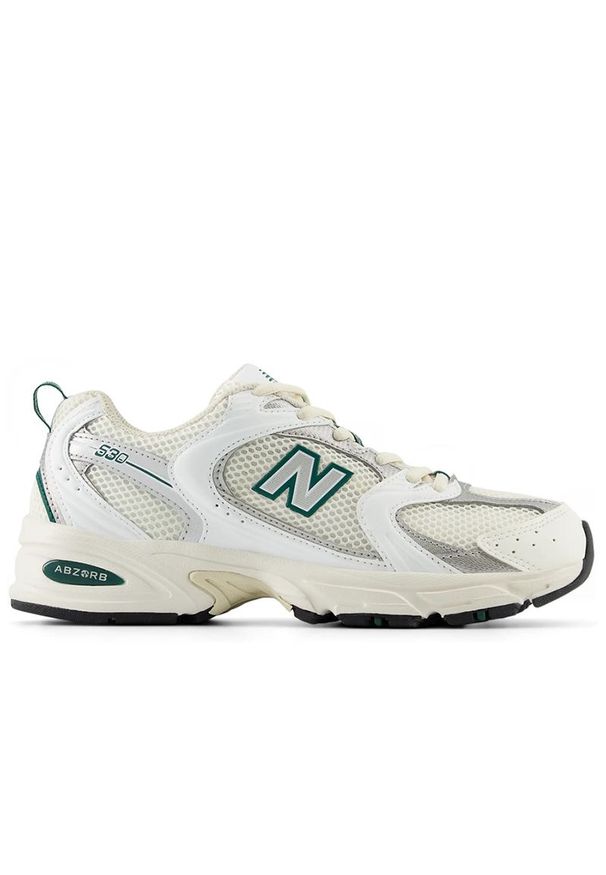 Buty New Balance MR530SX - beżowe. Kolor: beżowy. Materiał: zamsz, syntetyk, skóra, materiał. Szerokość cholewki: normalna. Sezon: lato