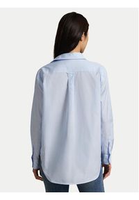 Polo Ralph Lauren Koszula 211968220002 Błękitny Oversize. Typ kołnierza: polo. Kolor: niebieski. Materiał: bawełna